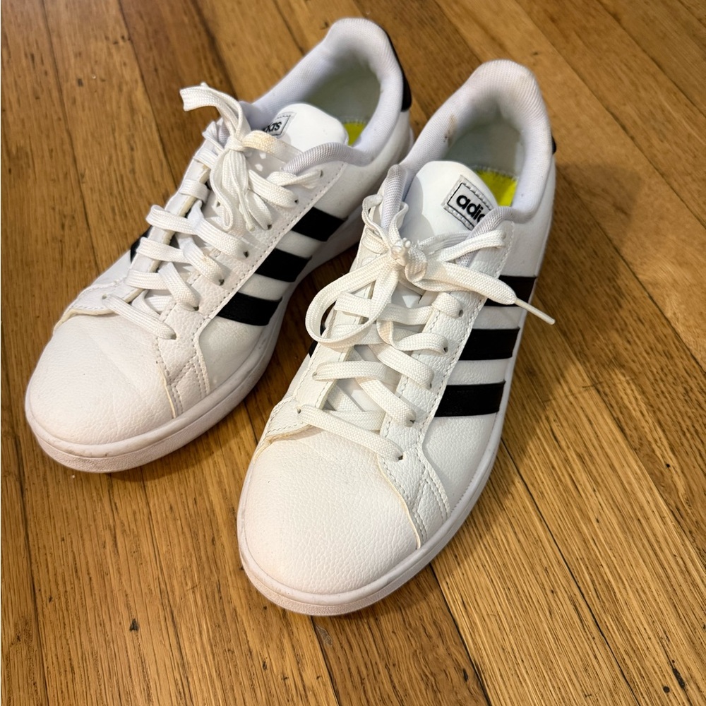 Adidas White and Black Sneakers